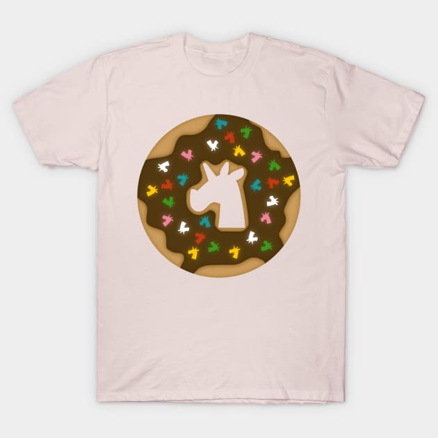 Donut Unicorn Sprinkles T-Shirt by Thatssounicorny